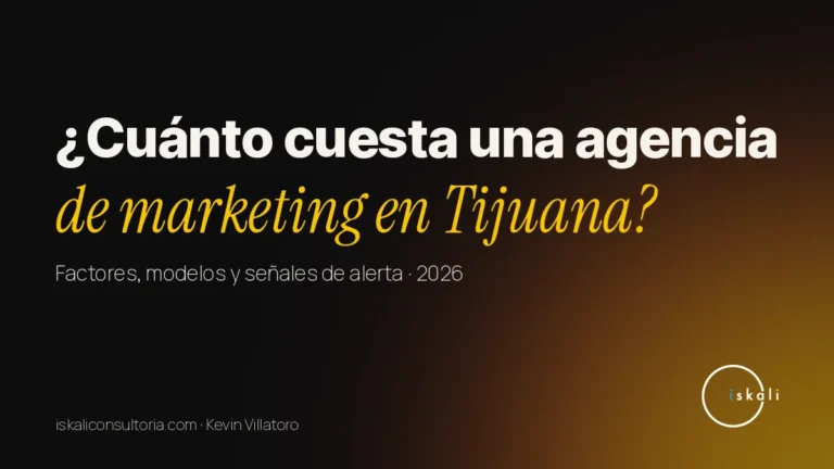 ¿Cuánto cuesta una agencia de marketing digital en Tijuana? (2026)